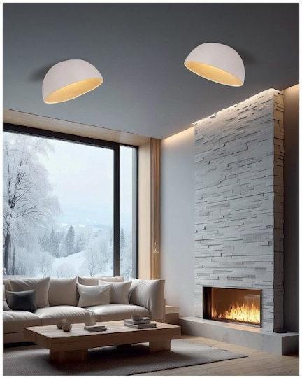Sun Light Ceiling Light Beige with Integrated LED and Remote Control