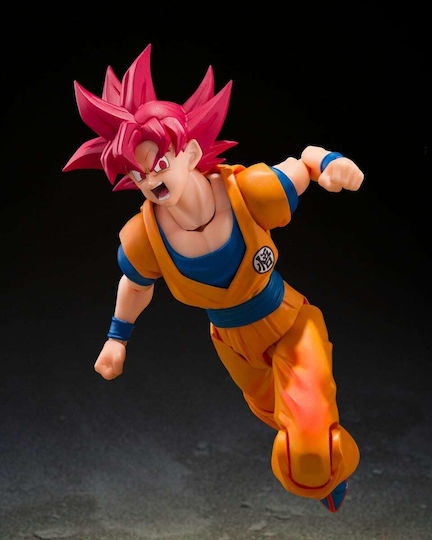 TAMASHII NATIONS Dragon Ball Son Goku S.h.figuarts Dragon Ball Super Super Saiyan God Son Goku God Aura Action Figure 15cm