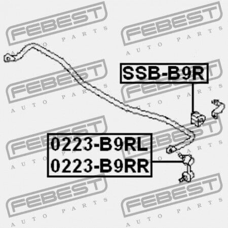 Vorderes Stabilitätsring Subaru Tribeca W10 2004.11 Usa 20464-XA00A