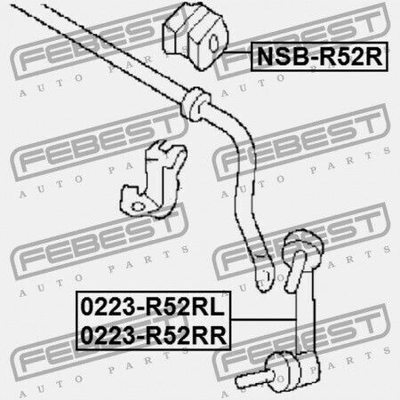 Inel Spate Stabilizator Nissan Murano Z52 2014.10 Us 56243-3ja0a