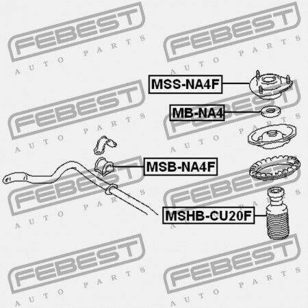 Inel Frontal Stabilizator Mitsubishi Mare Na4w/na8w 2003-2009 Mr594335