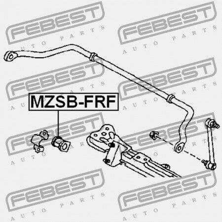 Μπροστινός Δακτύλιος Σταθεροποιητή Mazda Bongo Friendee Sg 1995-2001 Jp S10h-34-156a
