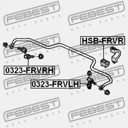 Πίσω Δακτύλιος Σταθεροποιητή Honda Fr-v Be1 2005-2009 Eu 52306-sjf-g01