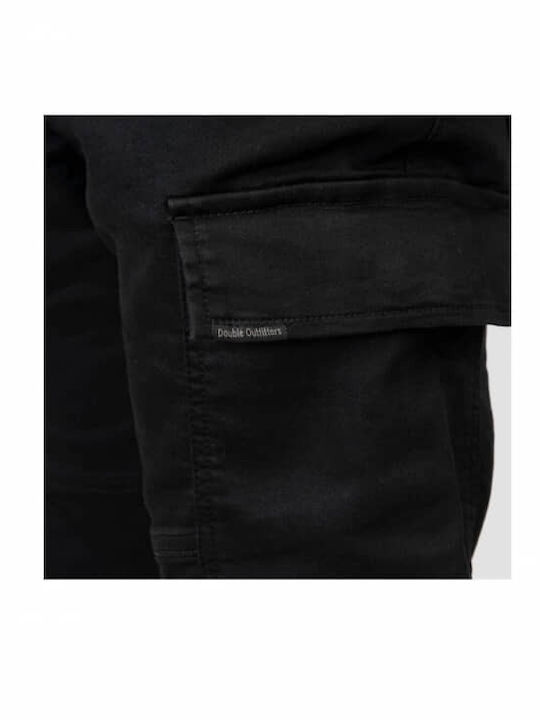 Herren Jeanshosen Cargo Schwarz