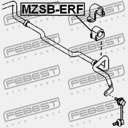 Febest Vorderachsring Stabilisator Mazda CX-7 Er 2007-2009 Eu Eg21-34-156c