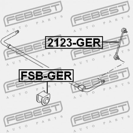 Πίσω Δακτύλιος Σταθεροποιητή Ford Mondeo Ge 2000-2007 Eu 1124418