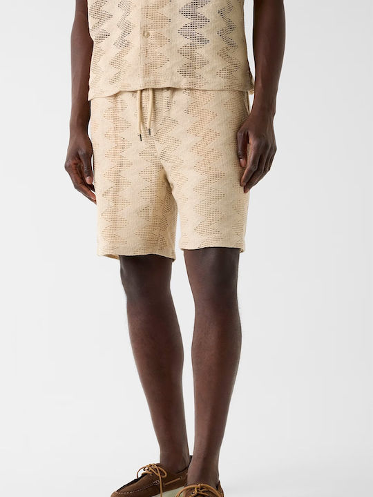 Men's Beige Bermuda