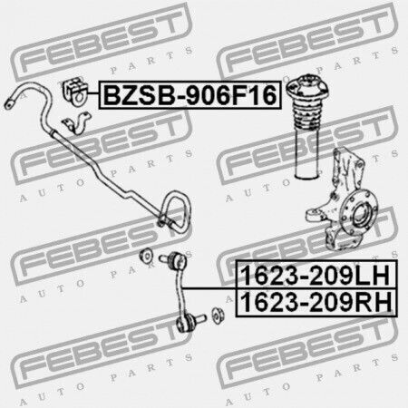 Μπροστινός Δακτύλιος Σταθεροποιητή Mercedes Benz Sprinter 906 2005-2013 A9063233585