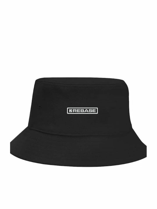 Rebase Υφασμάτινo Καπέλο Bucket Μαύρο
