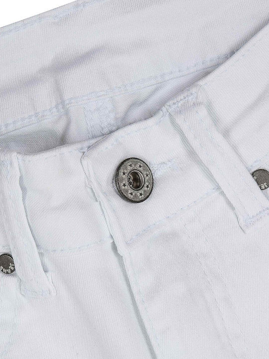 Pantaloni Jean de damă Albi