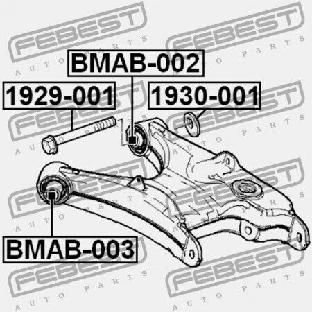 Febest Șurub Auto Pentru BMW X5 / E53
