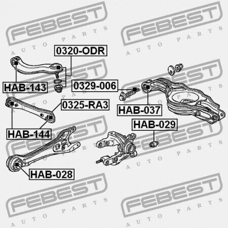 Febest Εκκεντροφόρος Αυτοκινήτου για Honda Accord