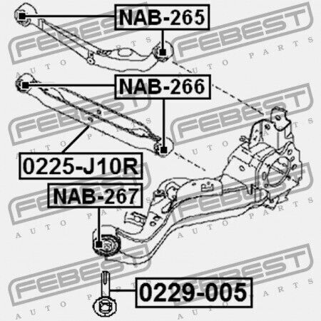 Febest Șurub Auto pentru Nissan Qashqai