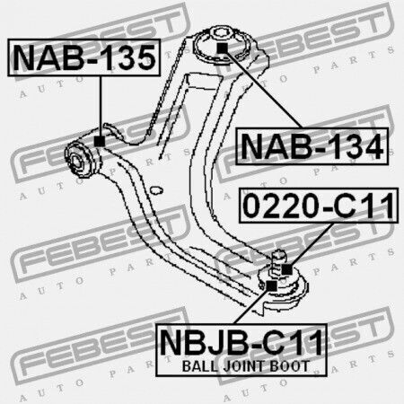Nissan Tiida Jpn Marcă C11 Capac Șurub 2005.08-2012.06 Gl 54501-el000