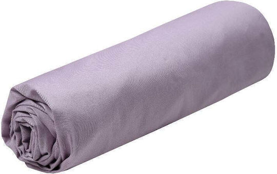 Sheet Σεντόνι Μονό με Λάστιχο 90x190εκ. Λιλά