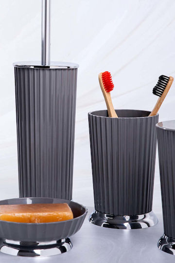 SteweHome Plastic Grey Cup Holder