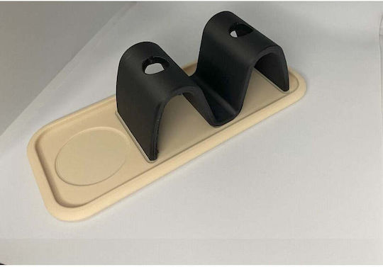 SteweHome Toothbrush Support Base Plastic Black 5210357185878