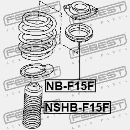 Febest Stoßdämpfer Für Nissan Juke