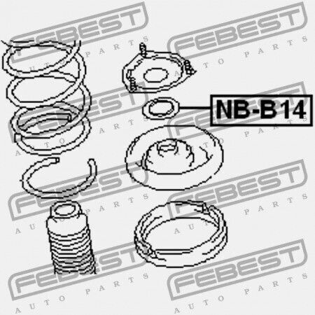 Febest Febest Stoßdämpfer Für Nissan Sunny