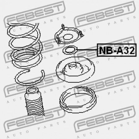 Febest Stoßdämpfer Für Nissan Terrano