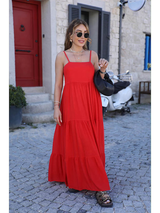Rochii De Vară Pentru Femei Maxi Rochie Roșie