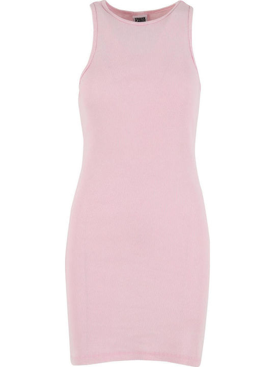 Ladies Summer Mini Dress Blushed Rose