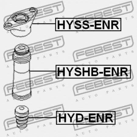 Febest Абсорбатор На Удари За Hyundai Elantra