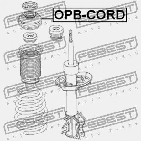 Febest Febest Stoßdämpfer Für Opel Corsa 2006-2014