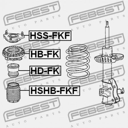 Febest Febest Stoßdämpfer Für Honda Civic 2009-2013