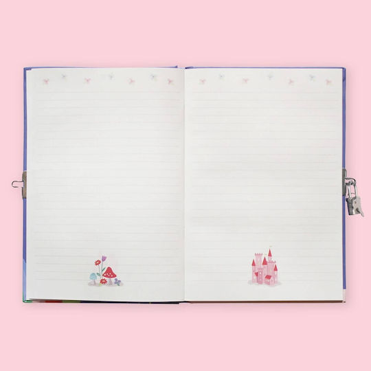 Unicorn Kids' Notebook A5 Ruled with Lock Various Designs