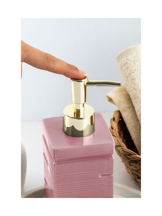 SteweHome Dispenser Κουζίνας από Πορσελάνη Ροζ