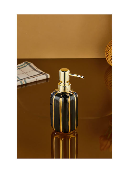 SteweHome Dispenser Κουζίνας από Πορσελάνη Μαύρο 340ml
