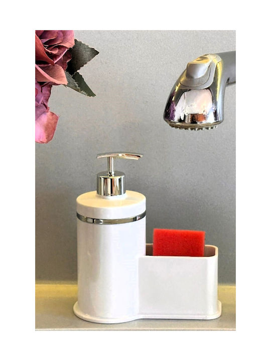 SteweHome Dispenser Κουζίνας Μεταλλικό Λευκό