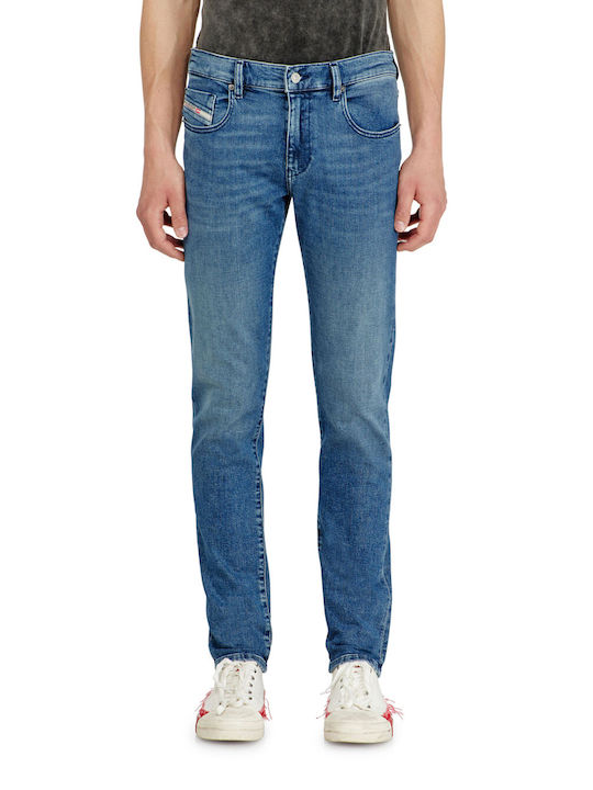 Diesel 2019 D-strukt Ανδρικό Παντελόνι Τζιν Ελαστικό Slim Fit Μπλε