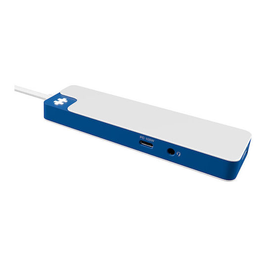 Targus HyperDrive Flex USB-C Докинг Станция с HDMI 4K PD и Свързване 2 Монитора Бяла