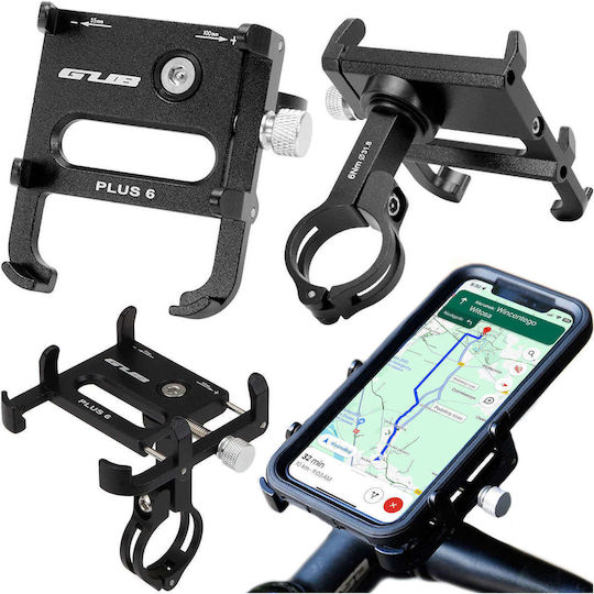 Motorcycle Bike Holder Gub Plus 6 Smartphone Aluminum Black