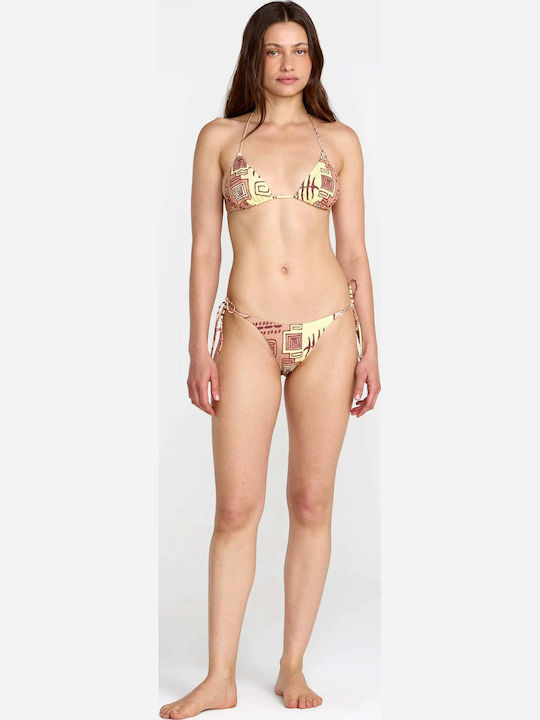 Bikini Slip with Laces Yellow