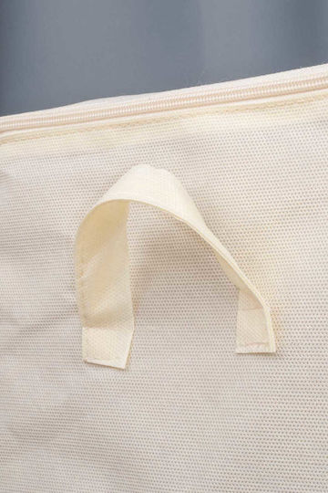 SteweHome Hanging Clothes Storage Case in Beige Colour 62x46x22cm