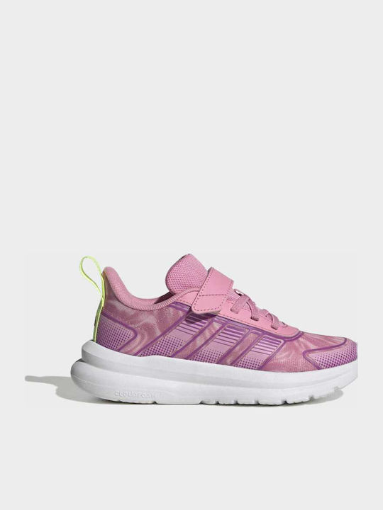 Tensaur Run Kinder Sportschuhe Running mit Schnürsenkeln Rosa