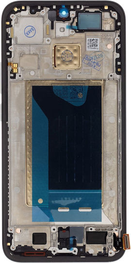 Compatible LCD дисплей + тъч модул + преден капак Xiaomi 15t черен OEM 57983128804