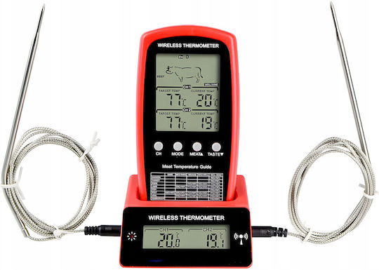 Ψηφιακό Θερμόμετρο Φούρνου με Ακίδα +50°C / +50°C