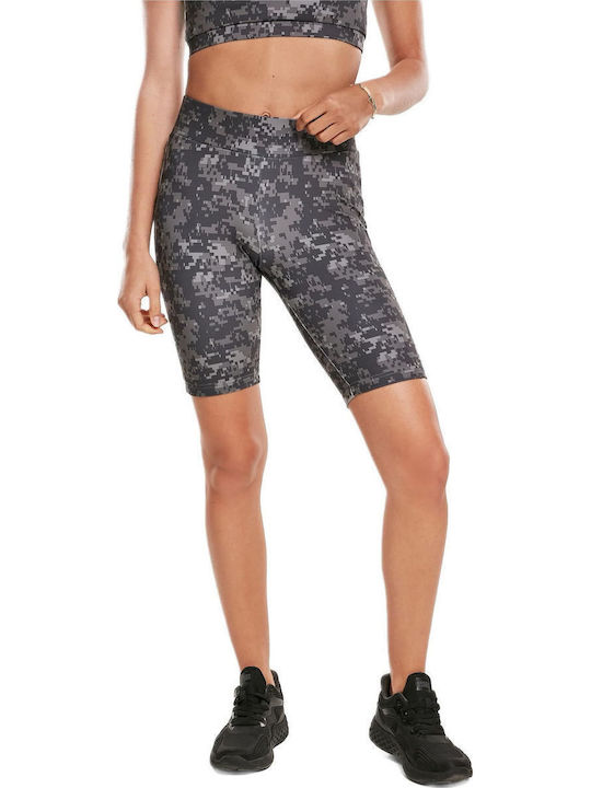 Yoga Γυναικείο Ποδηλατικό Κολάν Ψηλόμεσο Dark Digital Camo