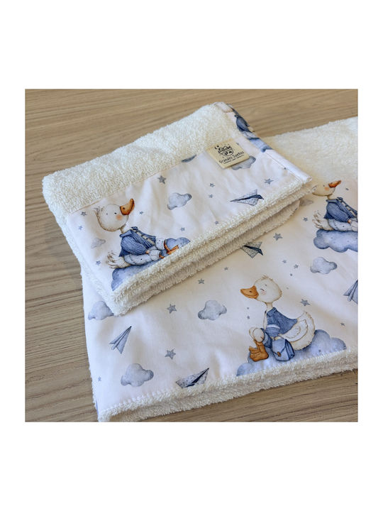 Grandes Suenos Prosop De Corp Pentru Bebeluşi Alb 75x100cm Grandes Suenos Prosop De Corp Pentru Bebeluşi Alb 75x100cm