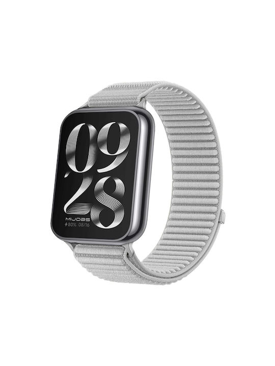 Xiaomi Redmi Watch 4 5 6 Smart Band 8 Pro/9 Pro/10 Pro Curea Nylon Magic Tape Gri Deschis Xiaomi Redmi Watch 4 5 6 Smart Band 8 Pro/9 Pro/10 Pro Curea Nylon Magic Tape Gri Deschis