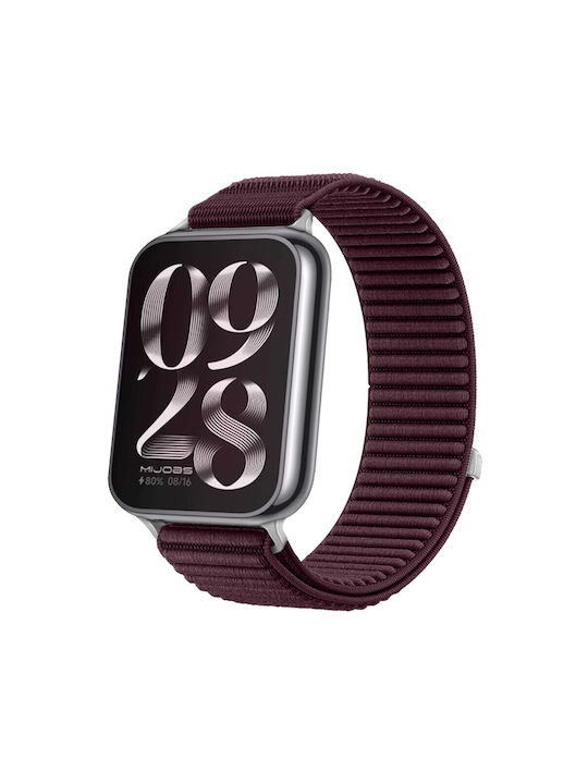 Xiaomi Redmi Watch 4 5 6 Smart Band 8 Pro/9 Pro/10 Pro Curea Nylon Magic Tape Violet Închis Xiaomi Redmi Watch 4 5 6 Smart Band 8 Pro/9 Pro/10 Pro Curea Nylon Magic Tape Violet Închis