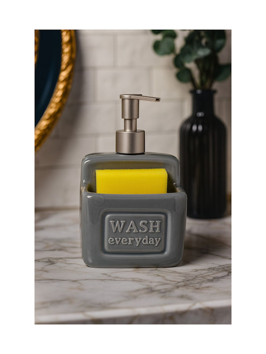 SteweHome Built-in Kitchen Ceramic Grey Dispenser 500ml
