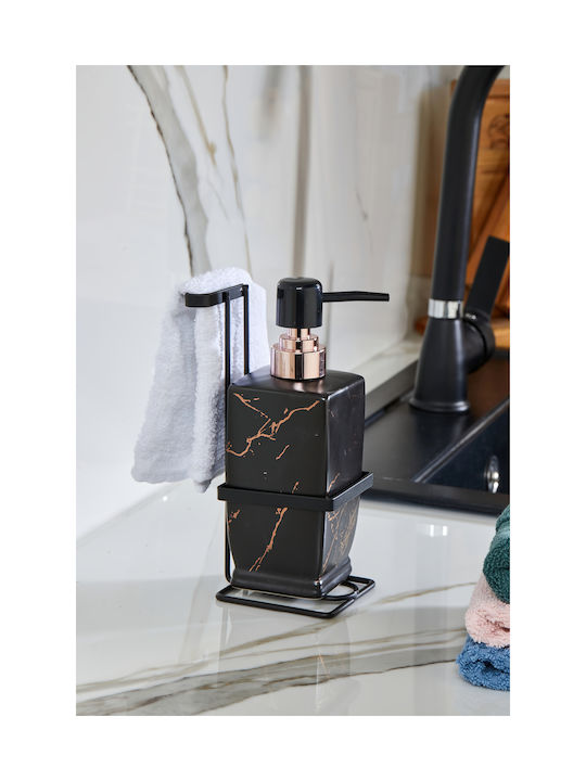 SteweHome Dispenser Κουζίνας από Πορσελάνη Μαύρο 200ml