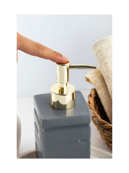 SteweHome Dispenser Κουζίνας από Πορσελάνη Γκρι