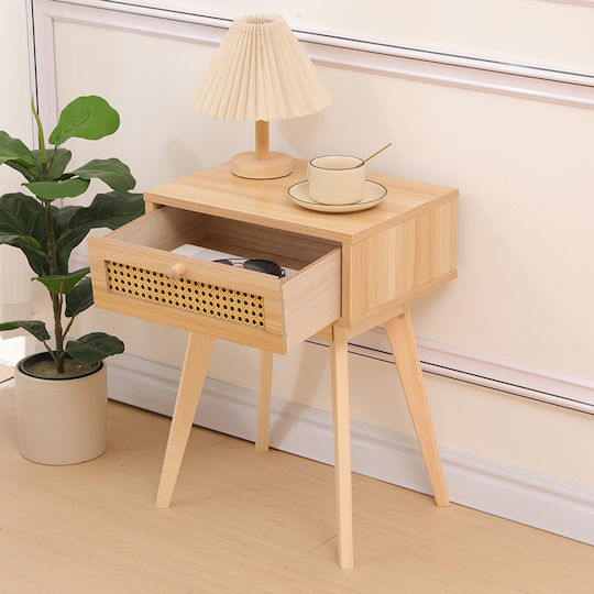 Scandy Ξύλινο Μπεζ 48x36x55cm 370-000037