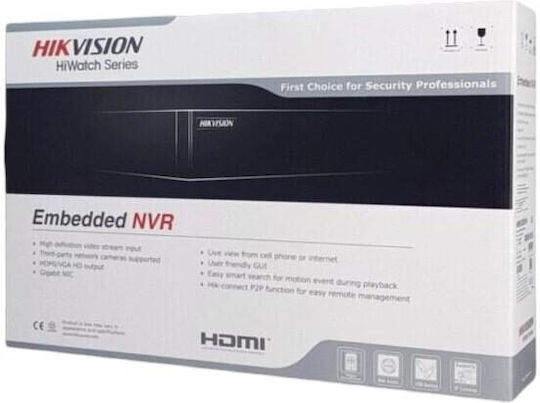 Hikvision HWN-2104MH(C) NVR Recorder 4 Channel with Full HD+ Resolution